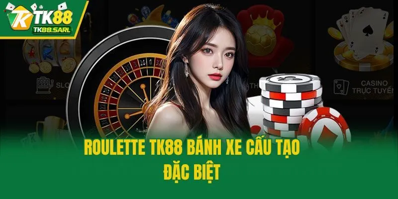 Roulette TK88 bánh xe cấu tạo đặc biệt 