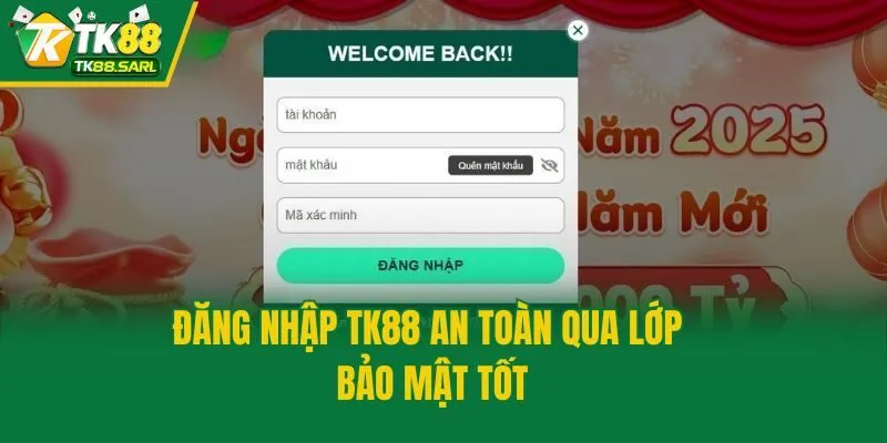 Đăng nhập TK88 an toàn qua lớp bảo mật tốt
